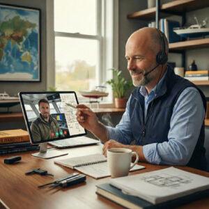 Professionelle Yacht-Technik Beratung per Video-Call durch Reiner Biermeier für Eigner und Käufer.